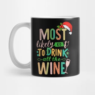 Most Likely To Drink All The Wine Mug